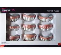 Faux Dents et Fangs Hommes Femmes Déguisement Vampire Dents & Fang Ensemble