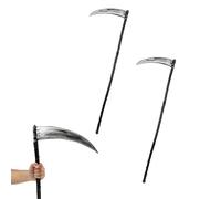 Faux d'Halloween Deluxe - Lot de 2 - 5 pièces - Accessoire de faucon à visser - Accessoire de déguisement d'Halloween