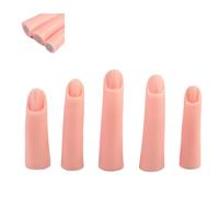 Faux doigts en silicone avec aimant pour pratiquer les manucures, les faux doigts, les ongles, les arts et l'entraînement pour les salons
