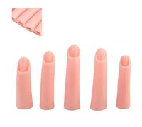 Faux doigts en silicone avec aimant pour pratiquer les manucures, les faux doigts, les ongles, les arts et l'entraînement pour les salons
