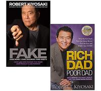 FAUX : Faux argent, faux enseignants, faux actifs et père riche, père pauvre par Robert T. Kiyosaki, ensemble de 2 livres