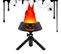 Faux Feu, Fausse Lampe À Table À LED, Décoration De Cheminée Réaliste, Simulation De Flamme Vive, Éclairage Décoratif Adaptable, 38 Cm, Pour Les Décorations De Bar À La Maison Du Jardin De La Cour