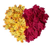 Faux Feuilles D'Automne - Feuilles Artificielles D'automne, Décoration De Feuilles D'automne Pour La Maison | Décoration De Table Pour Fêtes En Feuilles D'automne Décorations De Mariage D'automne