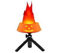 Faux Fire Pit, LED électriques LED FEUX Artificiel vacillant lampe à flamme Halloween Party Decorations Fournitures de vacances pour le bar, la scène, la maison, les éclairs de bougies