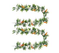 Faux Flower Swag - 68 inch Specification Colorful Hanging Banner for Living Room, Vibrant Celebration Aesthetic with Flexible Wire, Decorative Wreath for Family Gathering Fireplace Railing