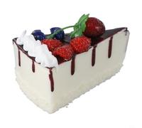 Faux gâteau artificiel pour vitrine de boulangerie, décoration de fête, mariage, restaurant, enseignement en t accessoires de photographie (E)
