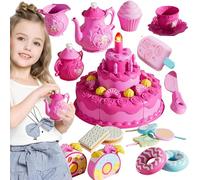 Faux Gâteau d'anniversaire - Accessoires De Jeu D'Imitation pour Bébé - Accessoires de Jouet Gâteau Réaliste | pour Anniversaire Maison École Camping Maternelle Garçons et Filles