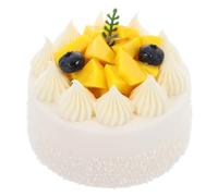 Faux gâteau, faux aliment, faux gâteau, modèle de gâteau aux fruits simulé, accessoire de gâteau artificiel, gâteau réaliste, dessert, accessoire photo, faux gâteau pour