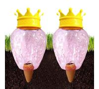 Faux Gouttes De Plante En Pot - Globe D'arrosage De Légumes 2x | Waterer De Usine De Verre | Automatic Slow Release Waterer | Fournitures D'irrigation Pour Pelouse De Jardin À Serr