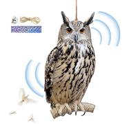 Faux Hibou Leurre Pour Effrayer Les Oiseaux, Effaroucheur Pigeons, Carton Hibou Anti Pigeons, Effaroucheur Oiseaux, Hiboux Leurres Pour Effrayer Les Oiseaux, Faux Hibou Pour Fermes, Vergers, Jardins