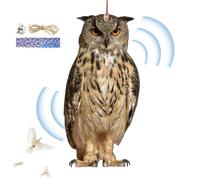 Faux Hibou Leurre Pour Effrayer Les Oiseaux, Effaroucheur Pigeons, Carton Hibou Anti Pigeons, Effaroucheur Oiseaux, Hiboux Leurres Pour Effrayer Les Oiseaux, Faux Hibou Pour Fermes, Vergers, Jardins