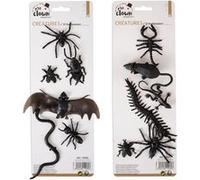 P'TIT CLOWN - 10060 - Sachet de Faux Insectes en Plastique - Modèle Aléatoire - Parfaits pour Décoration Halloween