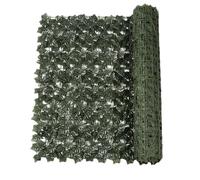 Faux Ivy Privacy Trellis - Panneau de végétation synthétique - Clôture extensible | Rouleau de lierre artificiel durable avec feuillage résistant à la décoloration - Décoration murale de jardin
