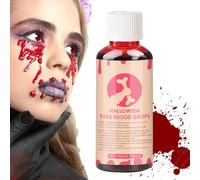 Faux lavables Blood - 50 ML Halloween Multifonctionnel Faux Sang | Spray Faake Blo0D d'apparence réaliste | BLO0D Lavable pour des Cicatrices, des Marques de Morsure réalistes
