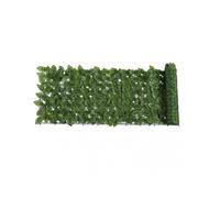 Faux Leaf Hedge Simulation Prevent Leaves Falling Off Decorative Artificial Fence Screen for Balcony Courtyard Color Printed Watermelon Leaf 0.5x3 Met