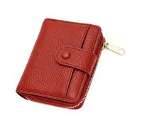 Faux Leather Card Holder Foldable Money Case Clear Identity Slot Travel
