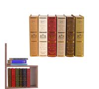 Faux livre antique | Faux vintage | Bookmodel de bronzage antique | Ornement de la bibliothèque décorative pour la ferme à domicile du bureau à domicile PHOTOGRAPHIQUE PHOTOGRAPHIQUE Affichage élégant