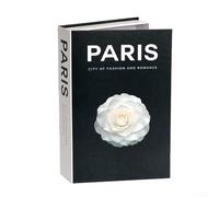Faux livres de luxe pour la décoration de la maison et du café créant une atmosphère savante avec construction en papier cartonné gris durci durable (Paris)