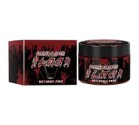 Faux maquillage de sang - 50 ml de peinture corporelle rouge, liquide cosmétique sans danger pour le visage, les vêtements et la peau, idéal pour Halloween, le cosplay de zombie ou de vampire, les soi