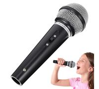 Faux Microphone de scène - Jouet d'entraînement à la Parole | Accessoire de Costume pour Faire Semblant de Parler, karaoké, Accessoire de Jeu Dramatique, Ensemble d'anniversaire, scène