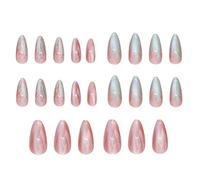 Faux Nails - Faux Nails | Press On Nails | 24 pcss Press On Nails With Nail File, Faux Nails For Women, Almond Medium Fake Nails, Full Cover Press On Nails - Nails