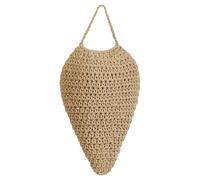 Faux nid de guêpes, ruche de leurre frelons, décoration artificielle au crochet avec texture réaliste, ornement extérieur avec un design compact, affichage antiparasitaire, nid de guêpes pour jardin,