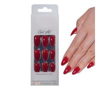 Faux Ongles - 32 Pièces/boîte Acrylique Coffin | Long Stiletto, Flexibles & Robustes, Pliables, Couverture Complète À Forte Adhérence, Faciles À Façonner Pour Extensions Gel, Idéal Pour Quotidien, Fêt