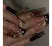 Faux ongles à artistique français 3D haut de gamme, avec un aspect sûr et élégant, pour diverses scènes d'ongles