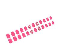 Faux ongles à coller avec cœurs colorés pour la Saint-Valentin pour femme à la recherche de mode et de commodité