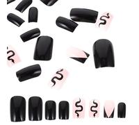 Faux Ongles à Coller pour Femmes, Abs, Détachable, Fête Halloween