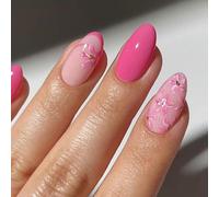 Faux ongles à coller sur faux acrylique - Faux ongles artificiels pour les designs artistiques sur les ongles, cercueil, amande, French Tip On Nail