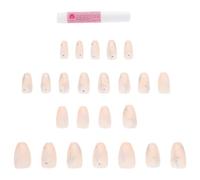 Faux Ongles à Couverture Intégrale en Plastique Rose, Ultra-fins
