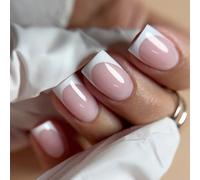 Faux ongles à presser en acrylique - Réutilisables - Finition UV - Couverture complète - Pour femme