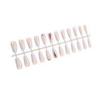 Faux Ongles À Pression Avec Couverture Complète Brillante À Coller Sur La Manucure Pour Fêtes Mariages Et Saint-valentin Nail Art