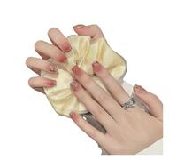 Faux Ongles À Pression Avec Yeux De Chat Roses, Faits À La Main, Avec Nœud Papillon, Motifs De Cœur D'amour, Couverture Complète, Pour Femmes, Manucure À Faire Soi-même Manucure DIY(XS-Y11)