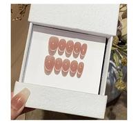 Faux Ongles À Pression En Forme D'amande, Brillants, Faits À La Main, Couverture Complète, Strass, Œil De Chat, 10 Pièces Kit Manucure(S-Y4)