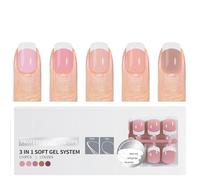 Faux-ongles À Pression Française 150 Pièces Pré-apprêt Pour Application Facile Couverture Complète En Acrylique Pour Salon D'art De La Mode Qualité