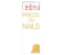 Faux Ongles À Pression Roses Ombrés Cercueil/amande/dégradés Carrés Naturels Brillants Couvertures Complètes À Coller Sur Les Ongles Pour Femmes