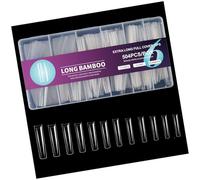 Faux ongles ABS longs en forme de cercueil 504pcs pour peaux sensibles, usage quotidien à la maison, durabilité, ongles sous pression