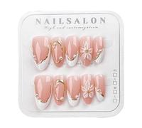 Faux ongles avec strass en cristal et perles - 3 tailles au choix - Parfaits pour un événement de mariage