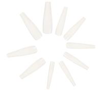 Faux Ongles Ballet 500 Pièces Abs, Manucure Instantanée Élégante | Taille Variée, Résistance à L’eau, pour Ongles des Mains, Scène Festive, Cosplay et Fêtes à Thème
