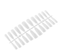Faux Ongles Boîte de 240 Pièces Conseils de Conception d'Ongles Givrés Ultra Minces Faux Ongles Outils de Gel UV pour la Maison et le Salon de Manucure Matériau ABS 5 Types (longues gommages de