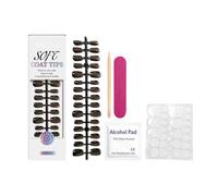 Faux ongles brillants à clipser - Couverture complète - Pour manucure instantanée en salon, à la maison ou en salon - Longue durée et élégante - Pour femme, fille, petite amie, mère, amie, fête et