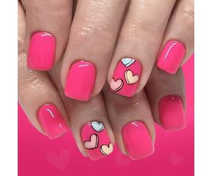 Faux ongles carrés et courts, 24 pièces, pour les déplacements quotidiens, les romantiques, les fêtes, toutes les occasions, finition brillante, pour la saint-valentin