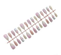 Faux Ongles Chat pour yeux 3D Coquillage Étoiles 30pcs Faux Ongles(Box Z1423)