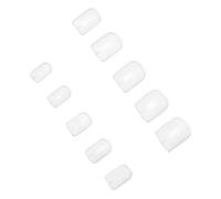 Faux Ongles Courts à Bout Carré, Motifs Peints, Pose Facile DIY