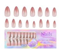 Faux ongles courts - Faux ongles dégradés - Faux ongles - Faux ongles dégradés - Faux ongles longue durée, ongles colorés dégradés pour magasin de manucure domestique