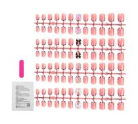 Faux ongles courts press on,96 Pièces pour Manucure Ongles Courts - Lot de Faux Ongles à Presser | Pour épouse, petite amie, mère, amie, famille, filles
