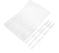 Faux Ongles Couvrants 120 Pièces en Plastique, Bout Carré
