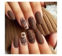 Faux Ongles De Ballet Mi-longs, 24 Pièces, Motif D'amour Rouge, Design À Pression, Manucure En Cercueil Fini Décorations Manucure(Y14)